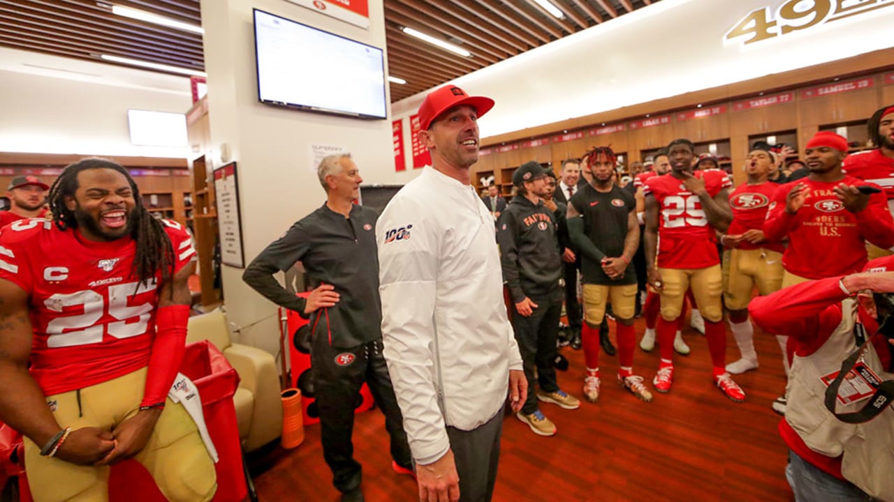 49ers media availability: Locker room set up for final day before players  depart - Niners Nation