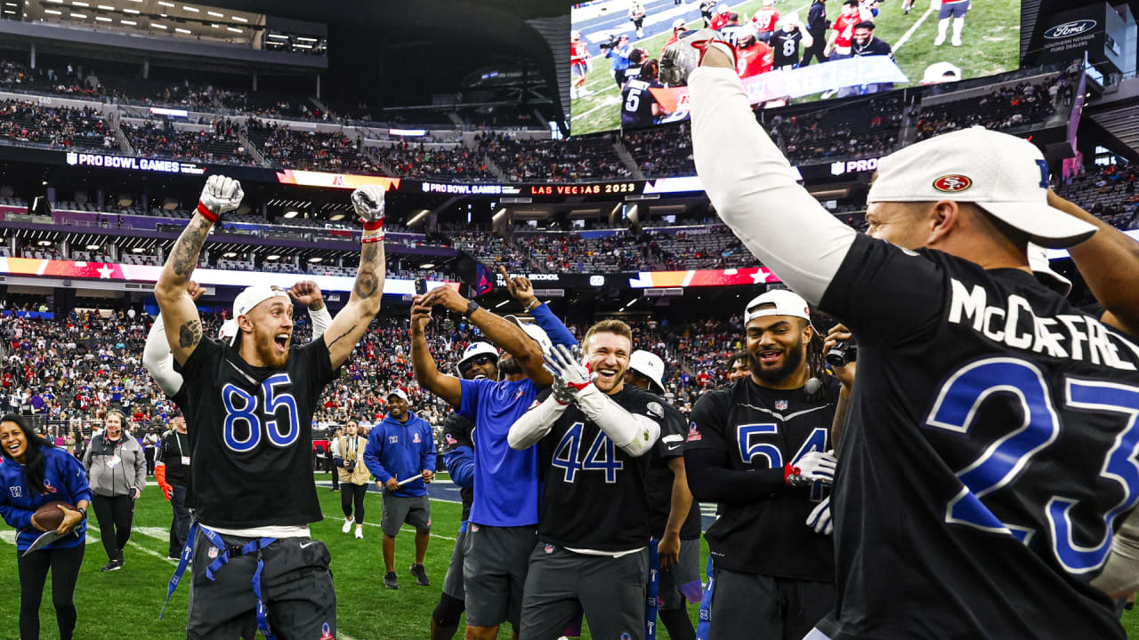 49ers Players Compete in NFL Pro Bowl Flag Football Game