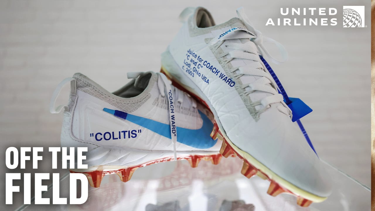 Many customized cleats in Sunday's NFL games were designed in Buffalo