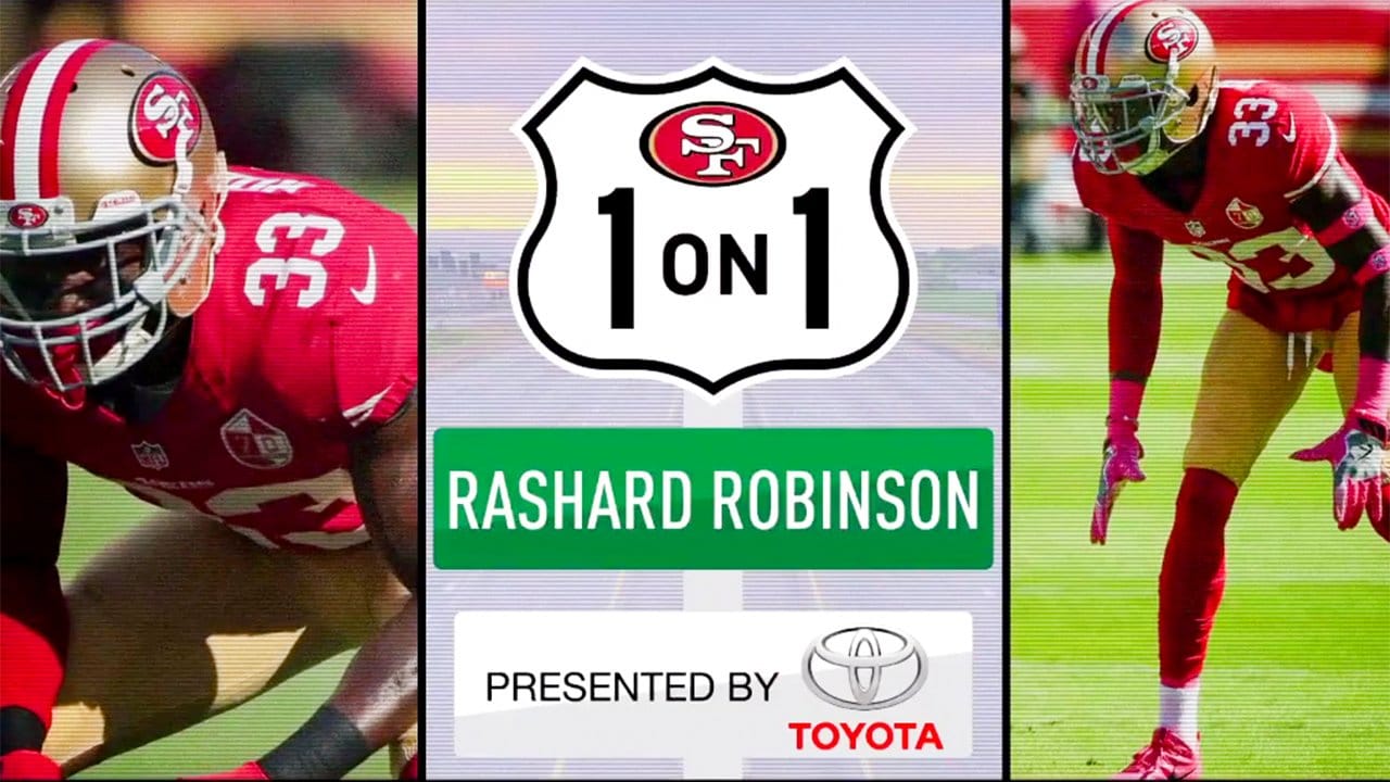 San Francisco 49ers cornerback Rashard Robinson during an NFL