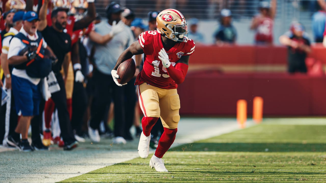 Deebo Samuel Notches Third-Straight 100-yard Game vs. Seahawks