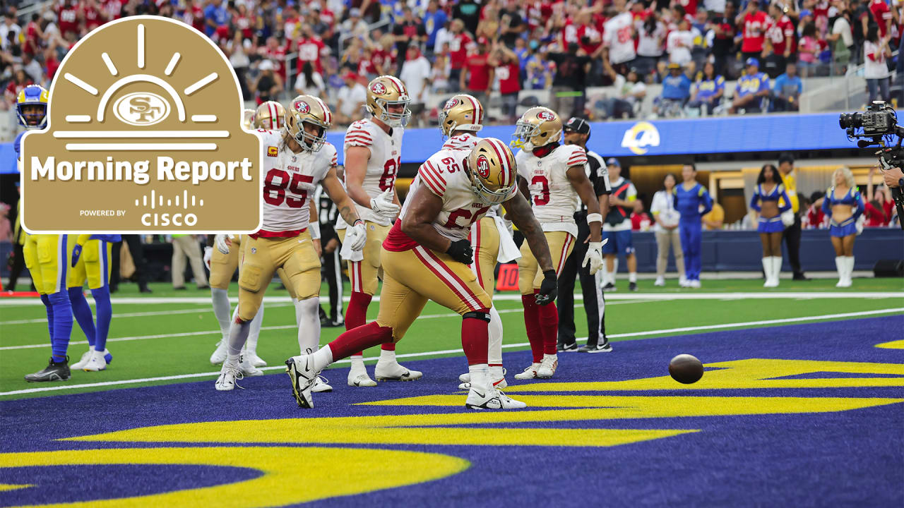 49ers will wear their home red jerseys against the Rams at SoFi Stadium -  Niners Nation