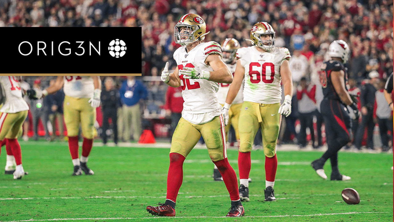 San Francisco 49ers Linebacker Ray-Ray Armstrong hovers over Los News  Photo - Getty Images