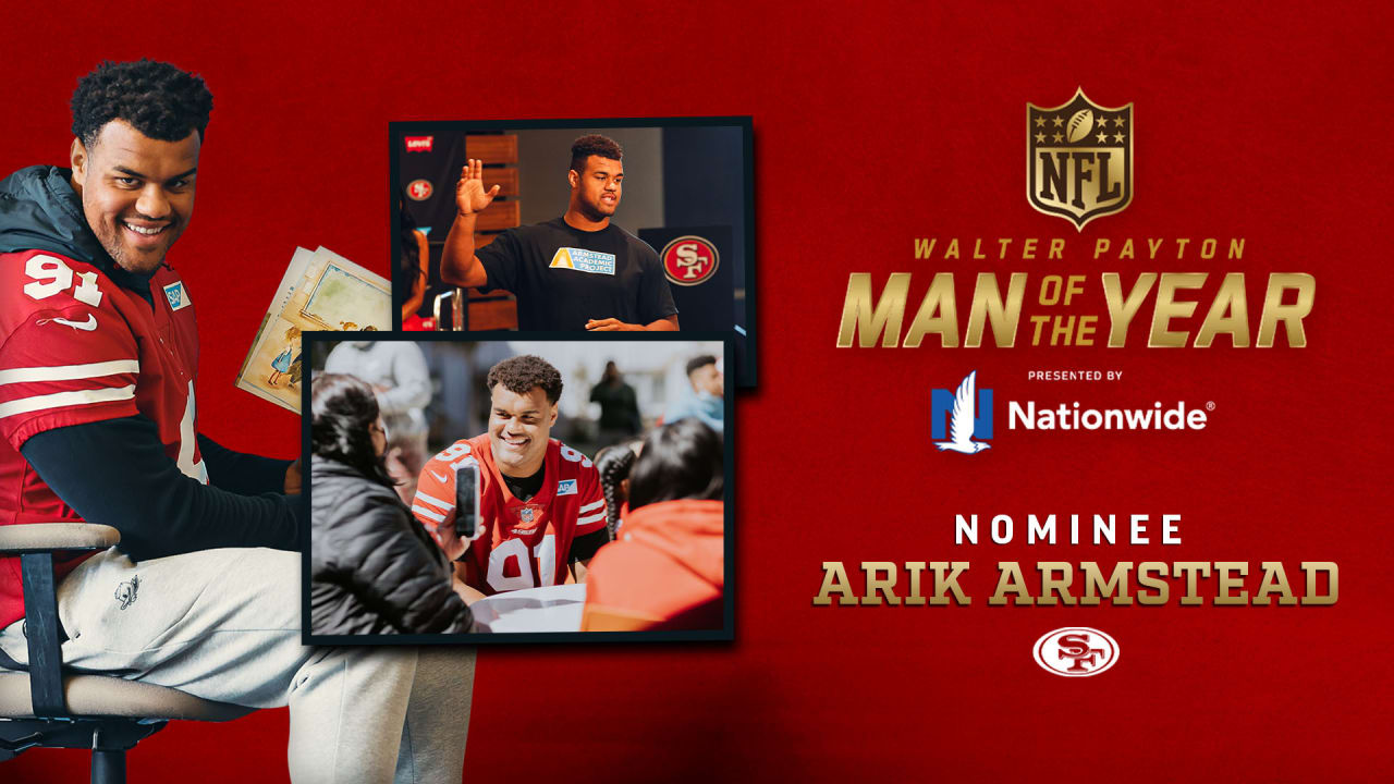 Arik Armstead Named 49ers Nominee for Walter Payton Man of the Year