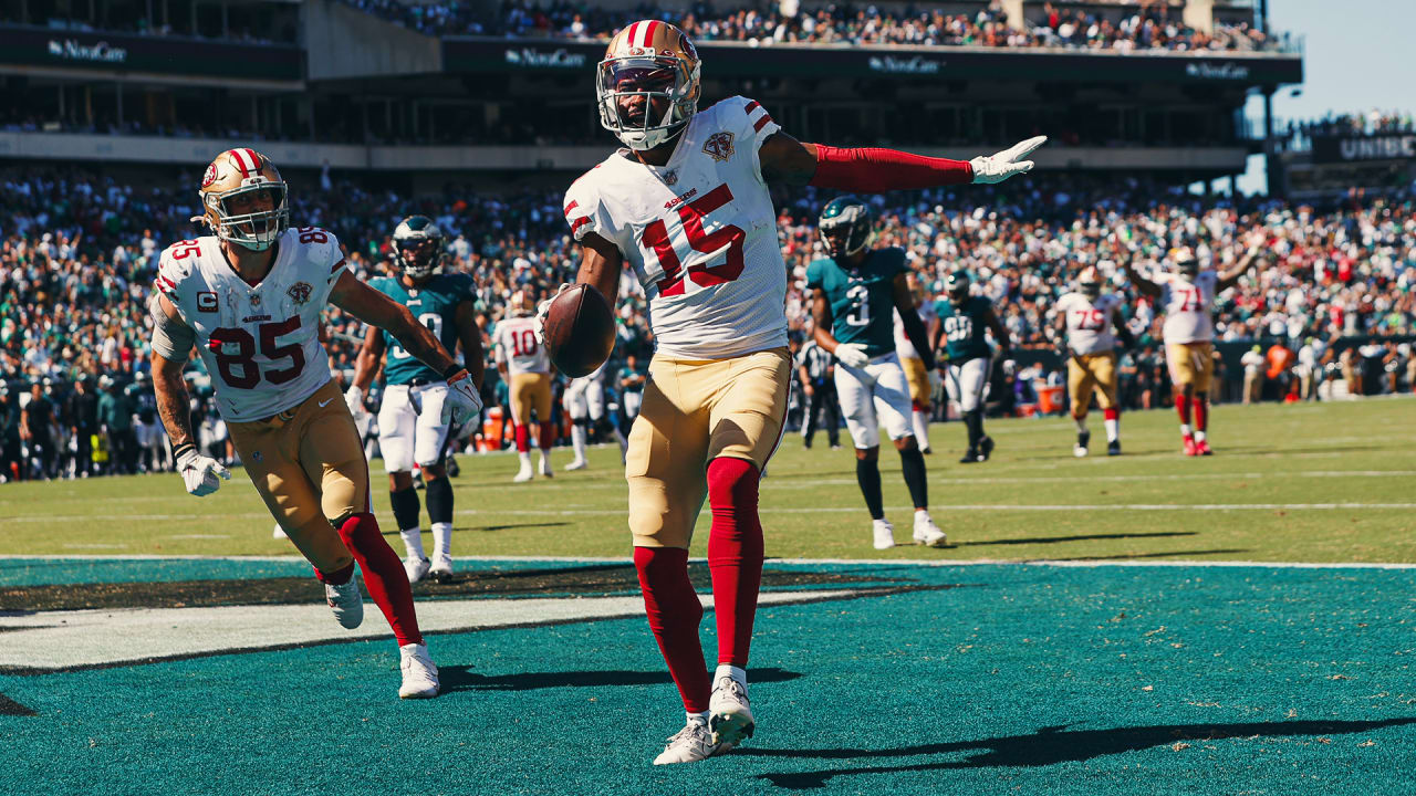 49ers' Jauan Jennings showcases incredible concentration on great touchdown  catch vs. Saints