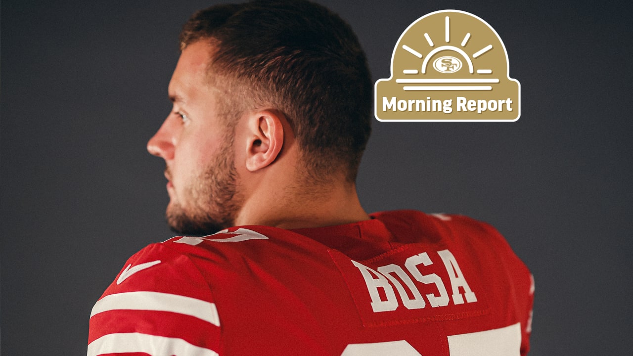 49ers training camp: Nick Bosa, Brock Purdy, Trey Lance atop agenda