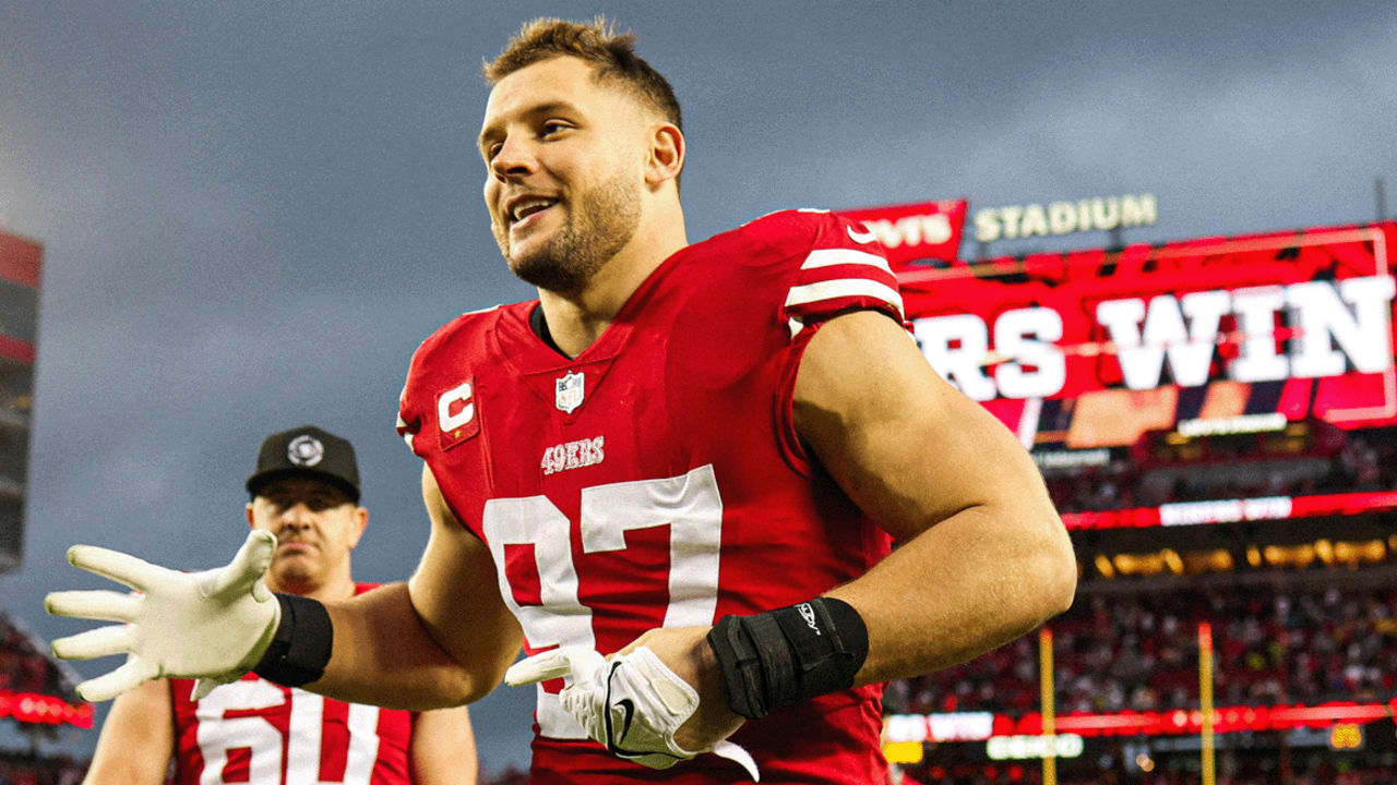 49ers are excited to get Defensive Player of the Year Nick Bosa back with  the team