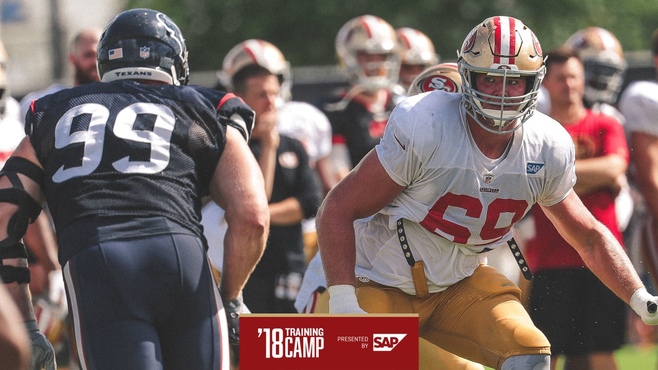 49ers rookie Mike McGlinchey gets into a groove