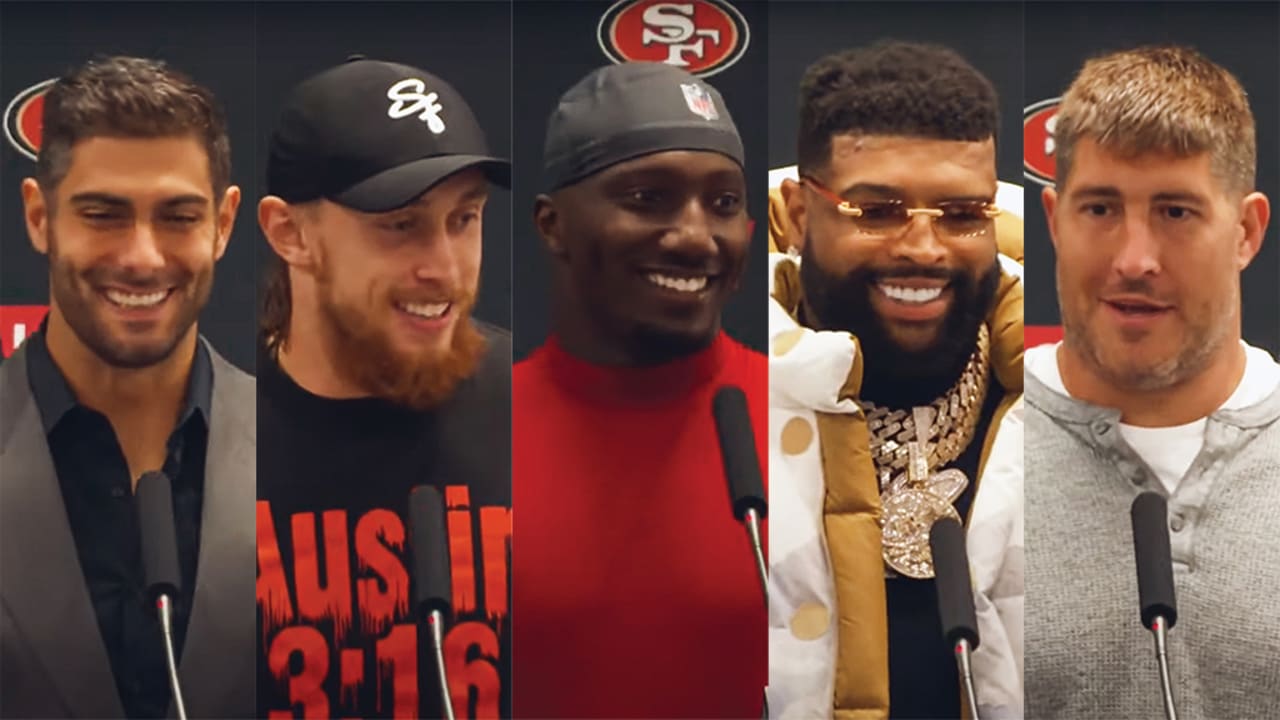 VIDEO: George Kittle Shows up to Postgame Press Conference in Wild