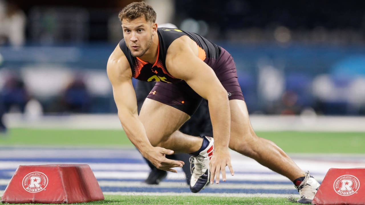 49ers Run Through Drills at the NFL Combine