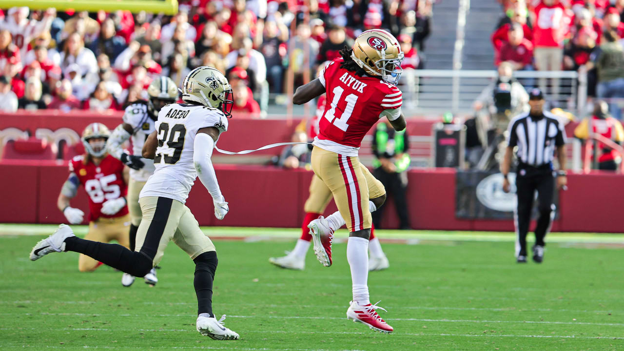 Every San Francisco 49ers wide receiver Brandon Aiyuk catch from 148-yard  game