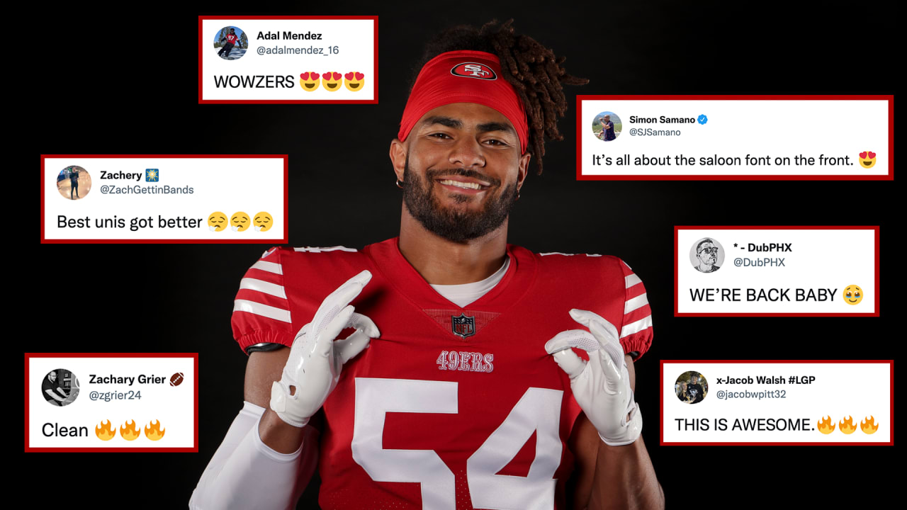 Social Recap: 49ers Players React to All-white Throwback Uniforms