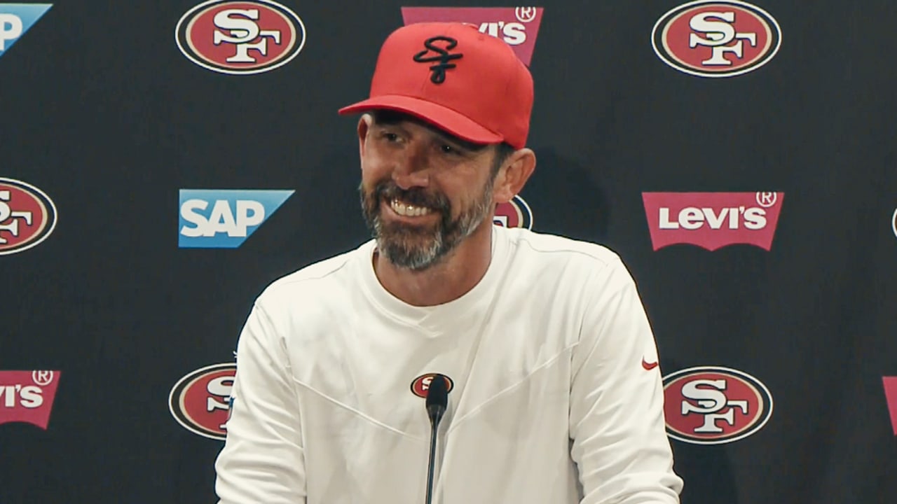 Kyle Shanahan has 'beef' over 2022 49ers hat options