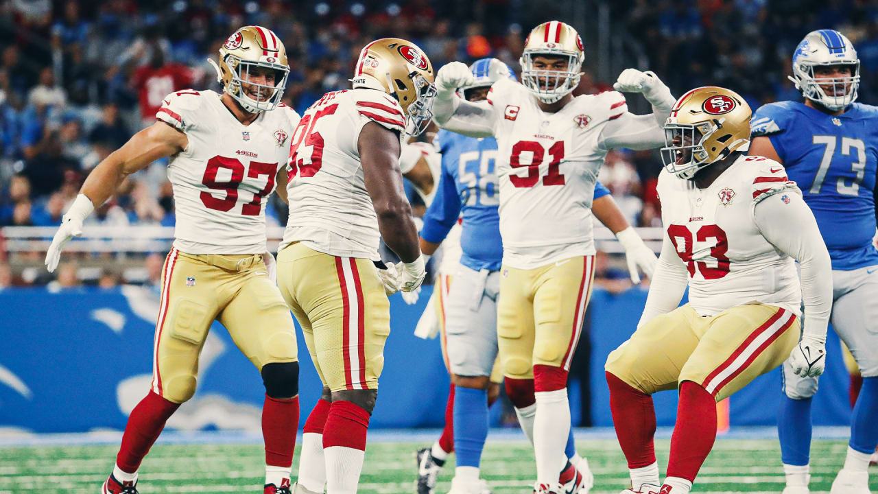 Key stats from the 49ers' 41-33 Week 1 win over the Lions