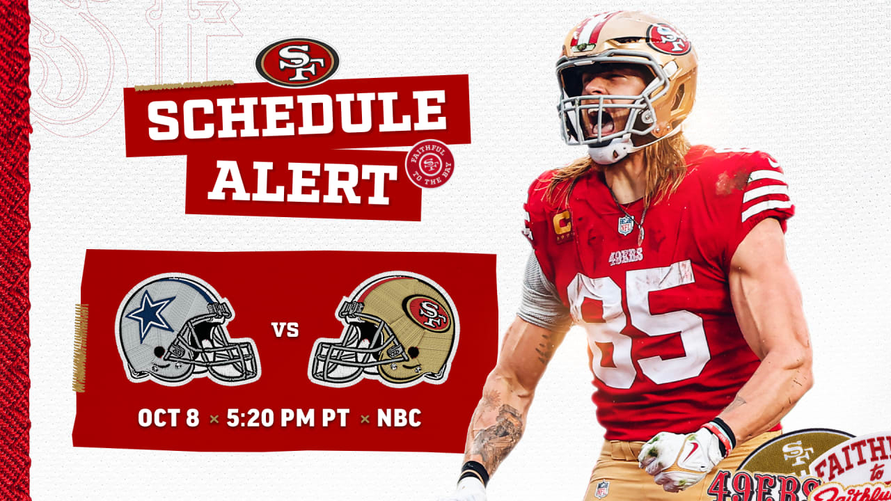 NFL playoff schedule: 49ers vs. Cowboys game time, TV channel