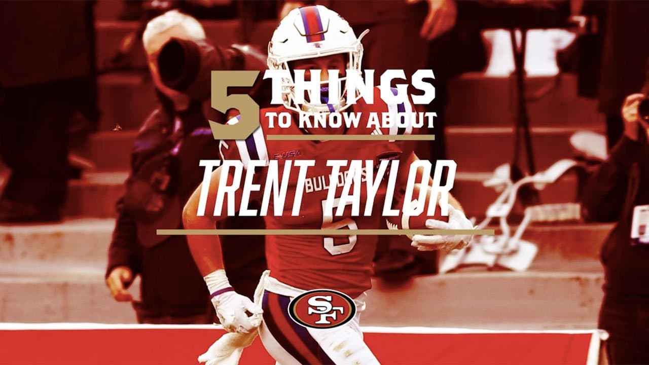 San Francisco 49Ers Trent Taylor White Color Rush Limited 3D