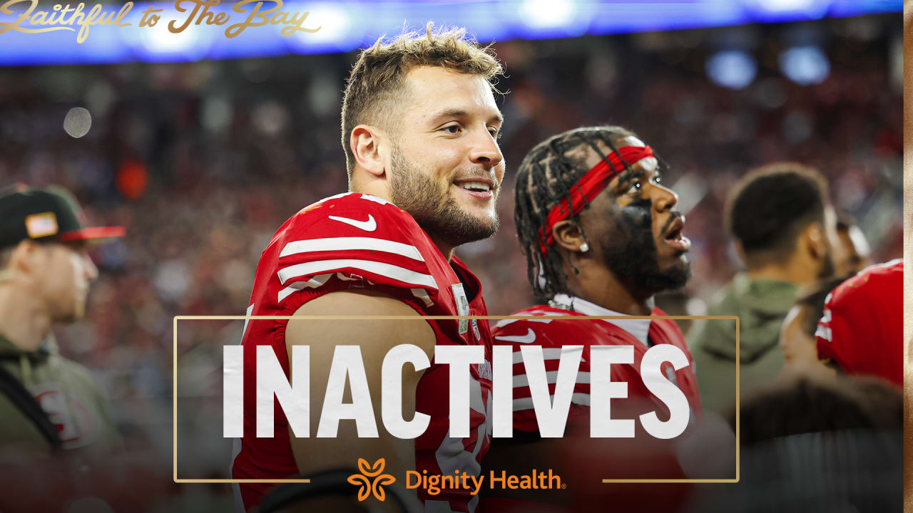 Brandon Aiyuk and Ambry Thomas OUT vs. Giants; Inactives for #NYGvsSF