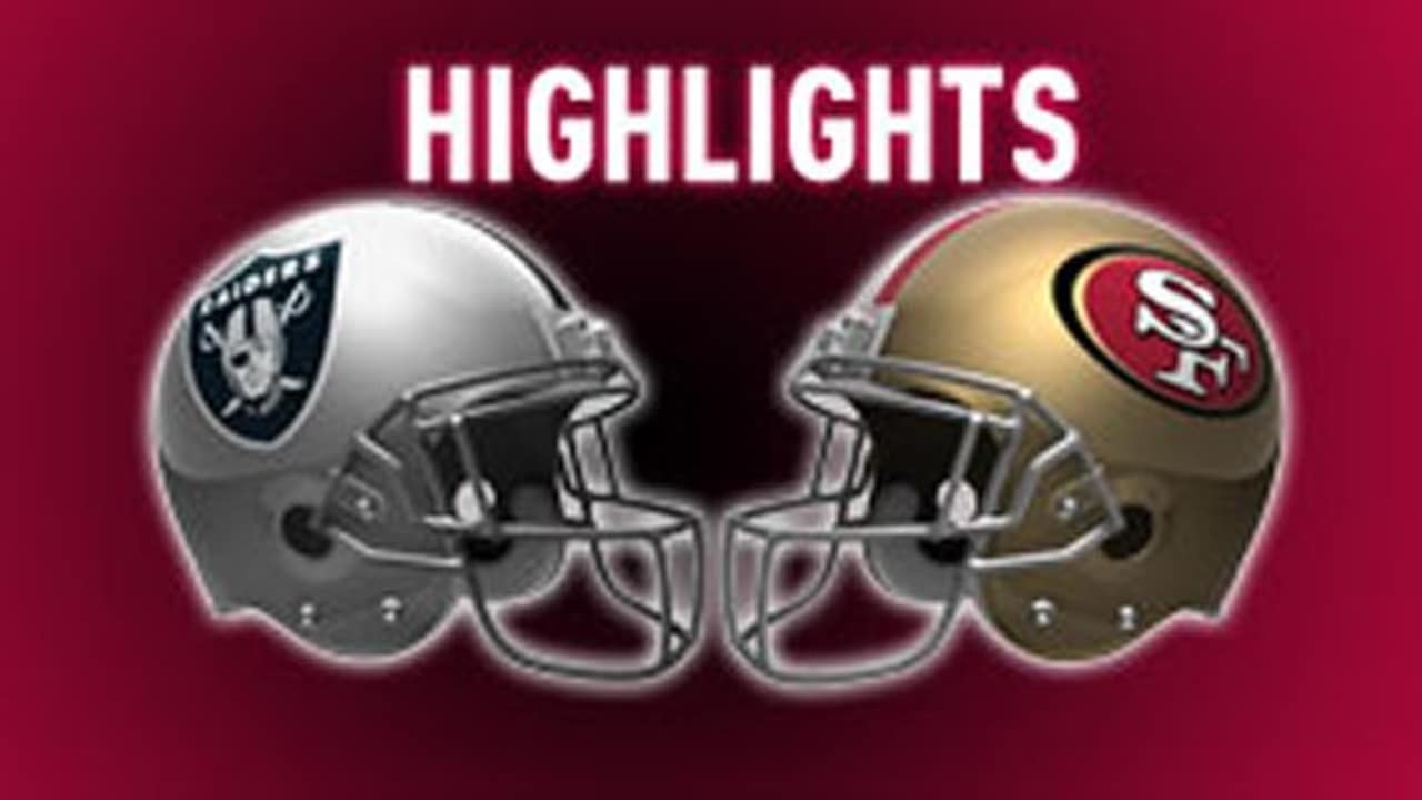 Game Highlights 49ers vs. Raiders