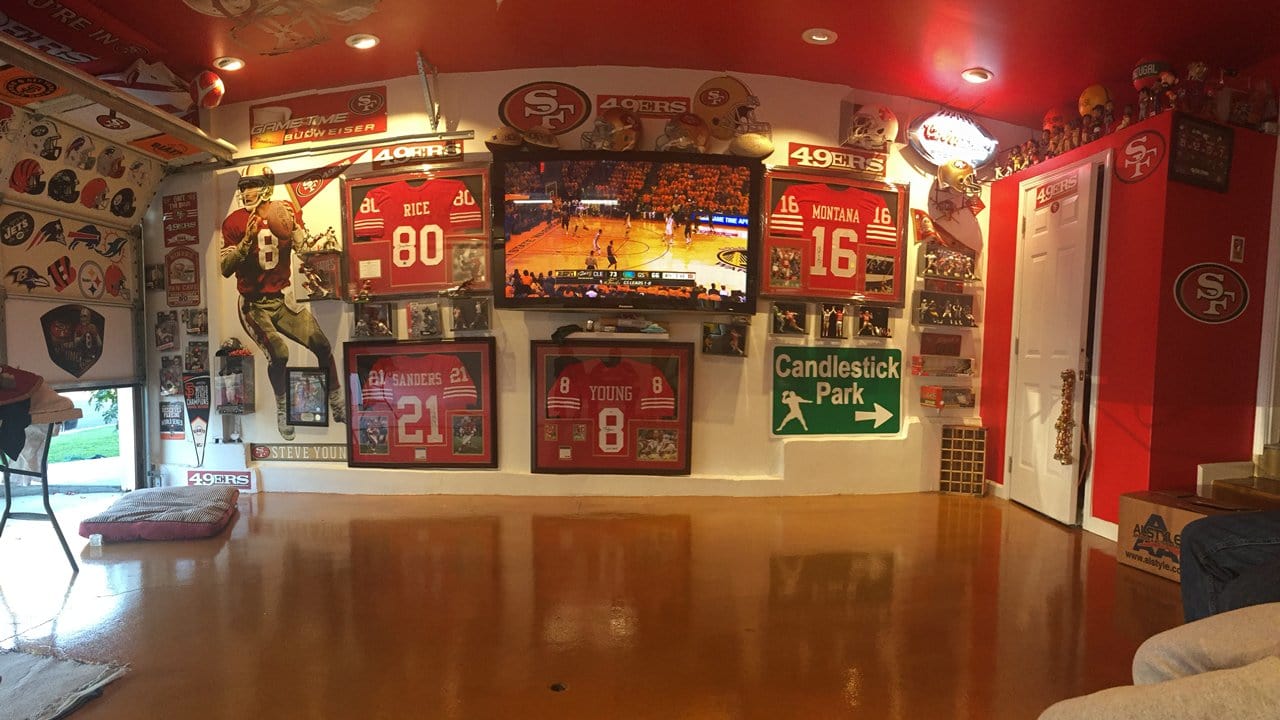 Best 49ers Fan Caves from Around the World