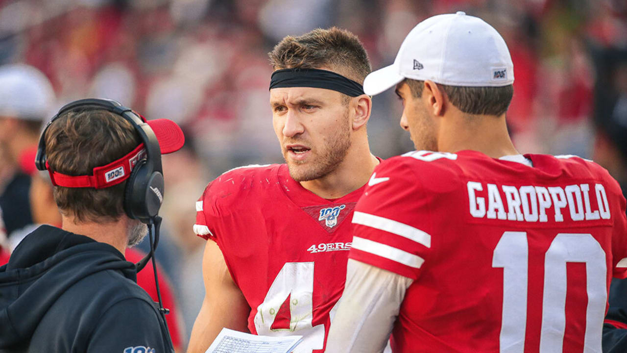 49ers' Kyle Juszczyk joked with Jimmy Garoppolo about being