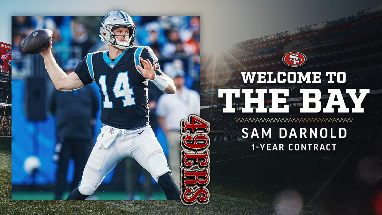 49ers Sign QB Sam Darnold to a One-Year Deal