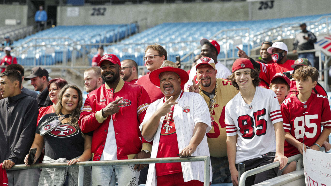 The Faithful Take Over Bank of America Stadium for 49ers vs. Panthers