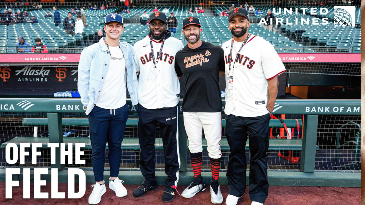 Off the Field San Francisco 49ers Players Enjoy an SF Giants Game ⚾️