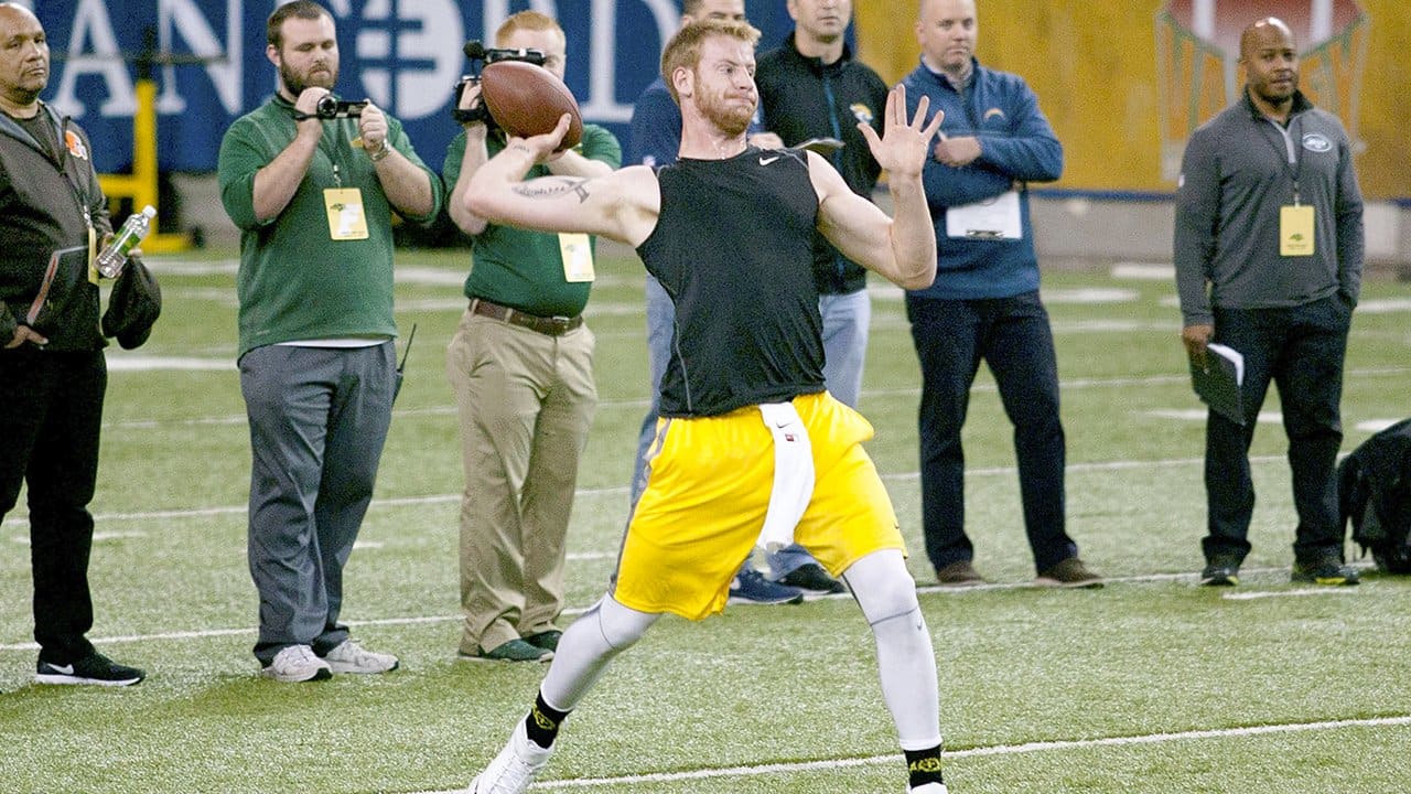 Carson Wentz's Mad Libs workout fit 