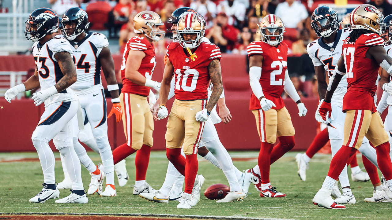 San Francisco 49ers wide receiver Ronnie Bell (10) during an NFL