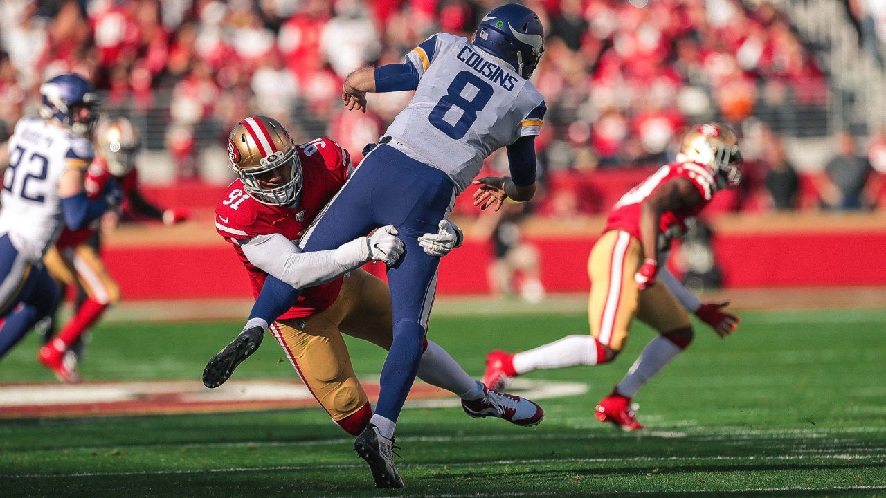 Arik Armstead Sacks Kirk Cousins on First Down