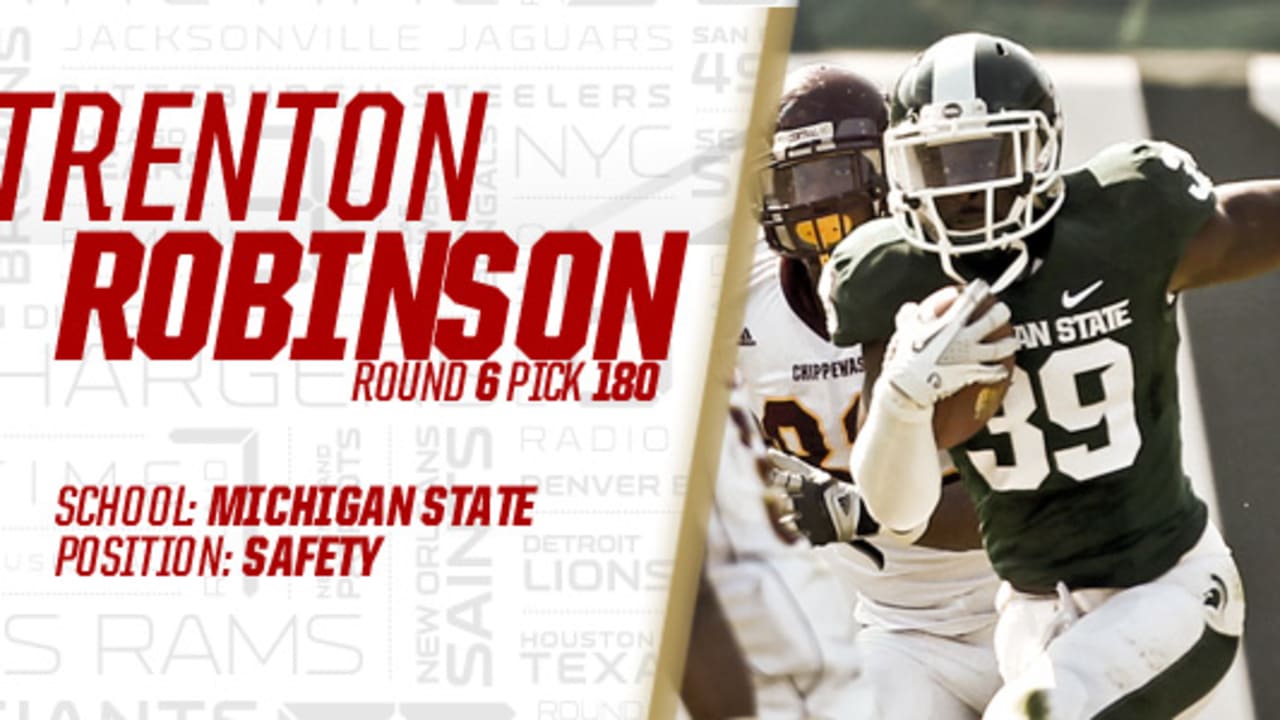 Washington Redskins sign former Michigan State University football captain  Trenton Robinson 