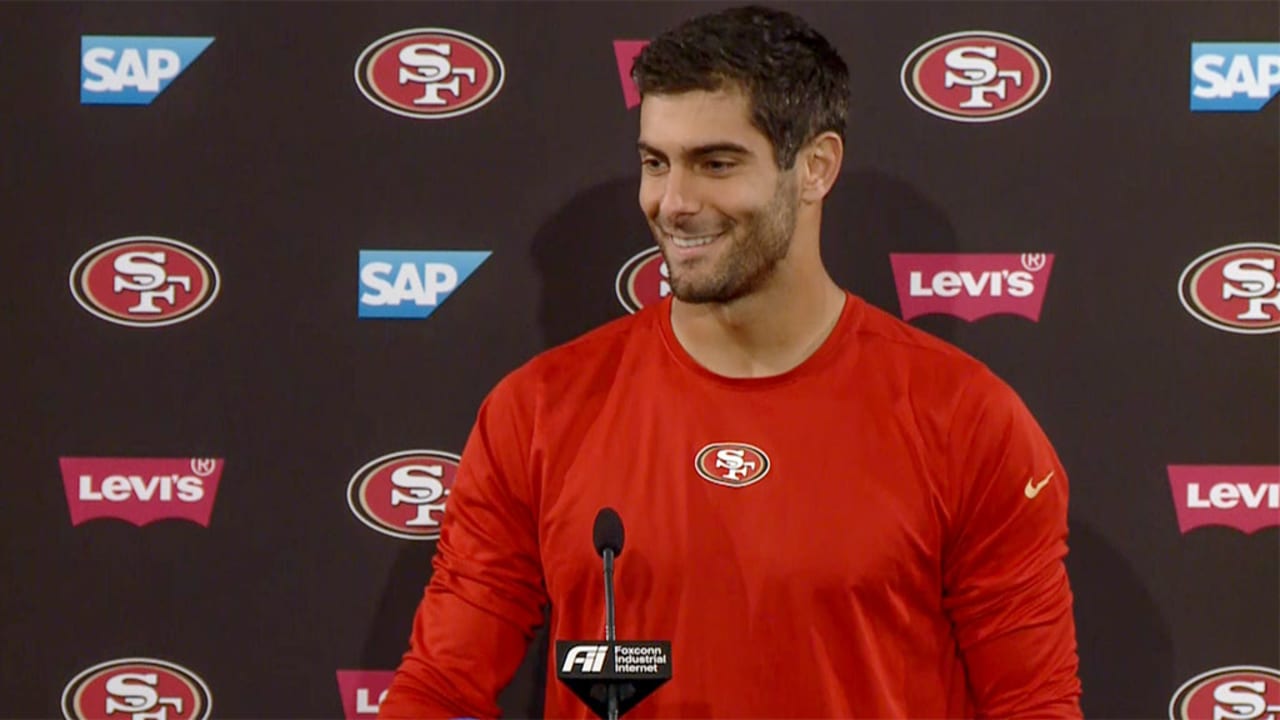 Jimmy Garoppolo Press Conference Transcript 9/7