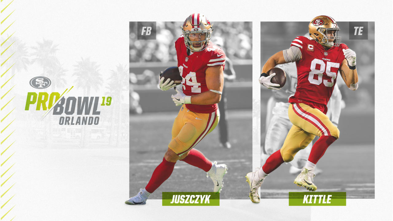 49ers' George Kittle, Kyle Juszczyk voted to Pro Bowl; Raiders blanked