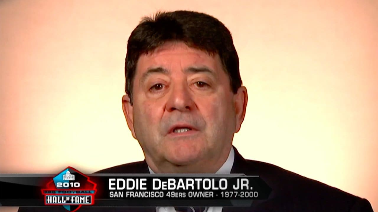 Former 49ers Owner Eddie DeBartolo Jr. Named Finalist For Pro Football Hall  Of Fame - CBS San Francisco