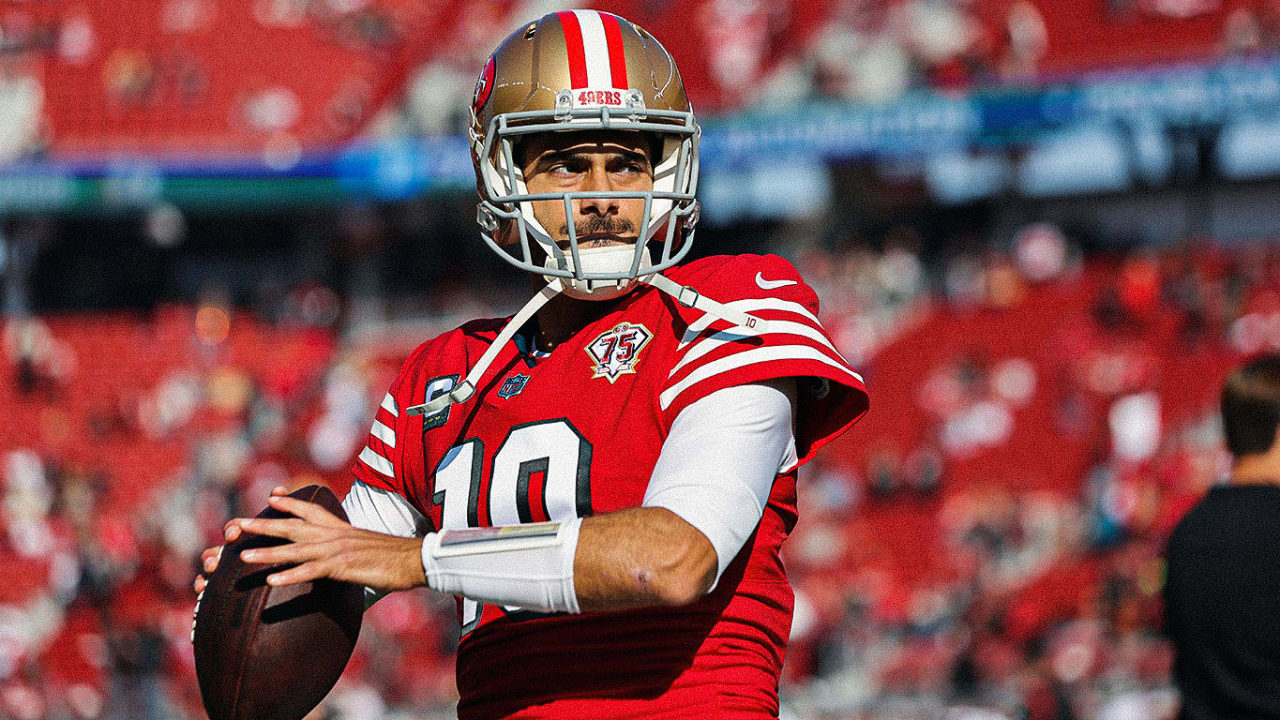 49ers' Jimmy Garoppolo could miss game vs. Texans with thumb injuries