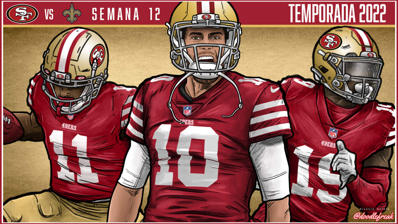 San Francisco 49ers Reciben a los New Orleans Saints Para la Semana 12