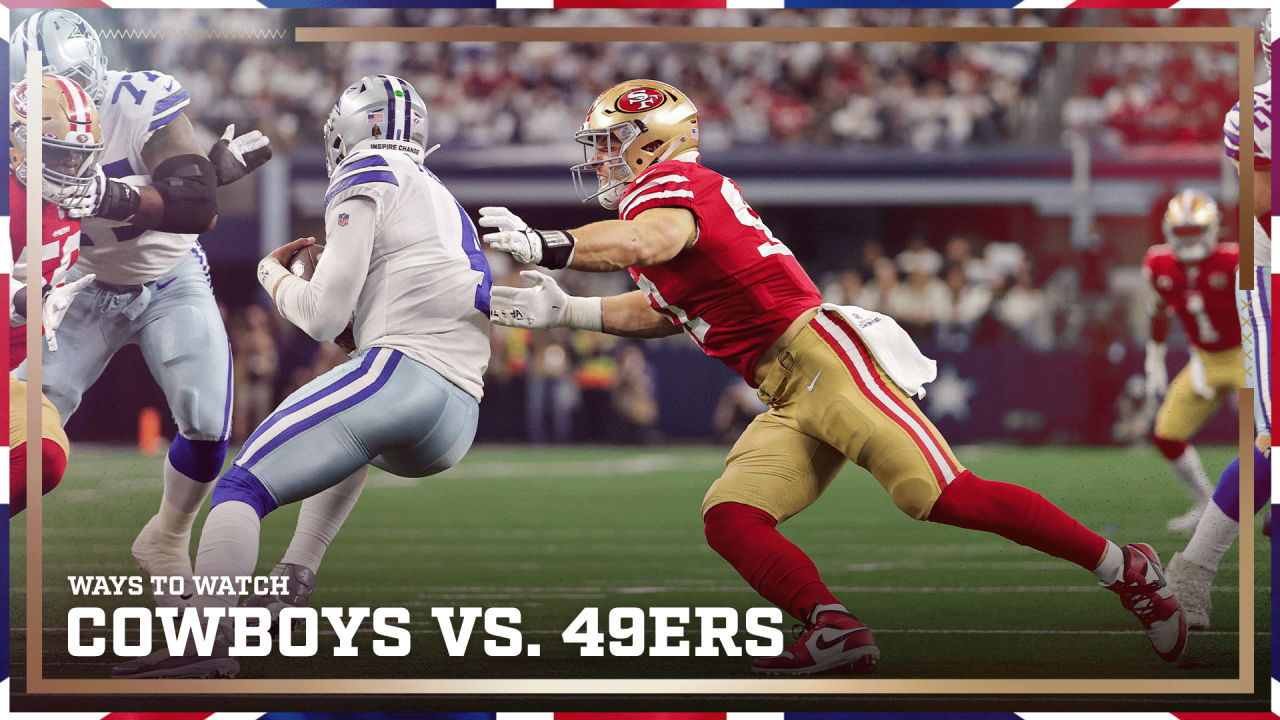 cowboys and 49ers playoff game