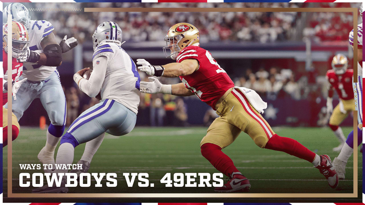 Ways to Watch and Listen in the UK: Cowboys vs. 49ers Divisional Round