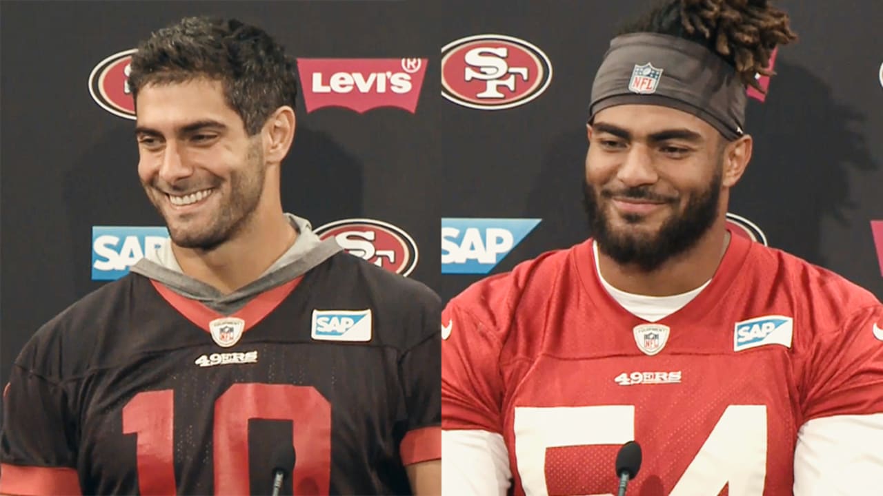 49ers Fred Warner was loving practicing against Jimmy Garoppolo again 