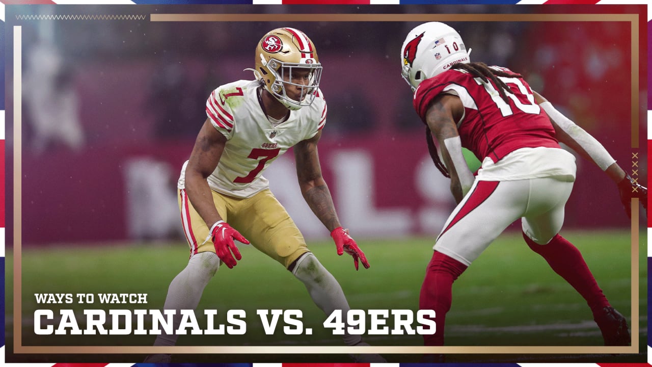 Ways to Watch and Listen in the UK: Cardinals vs. 49ers Week 18
