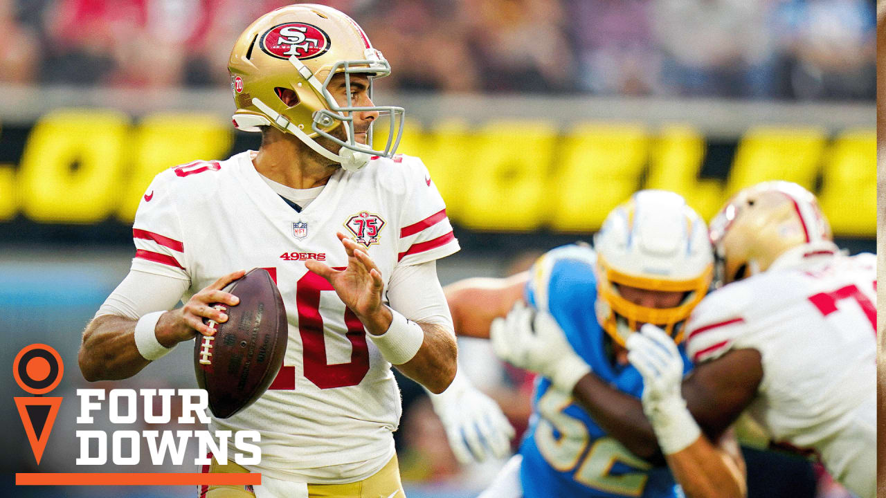 Four Downs: 49ers 'Ready to Grind Again' Against LA Chargers