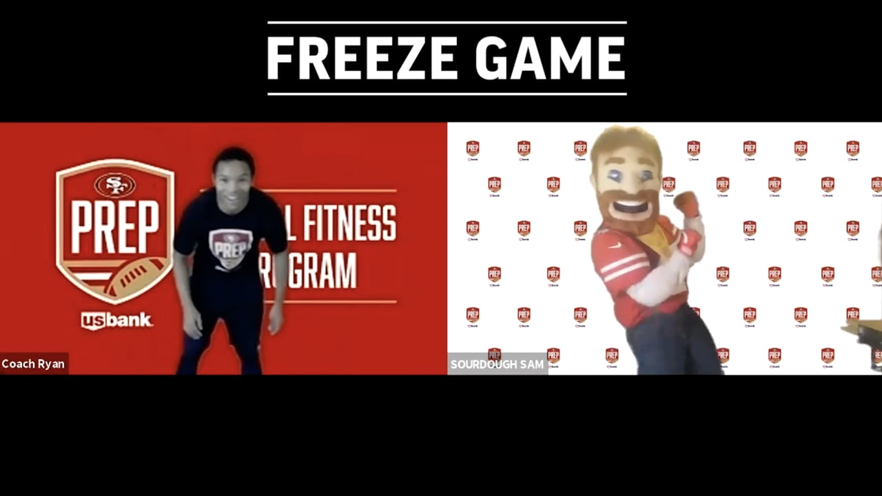 49ers PREP Virtual Workout Featuring Sourdough Sam 