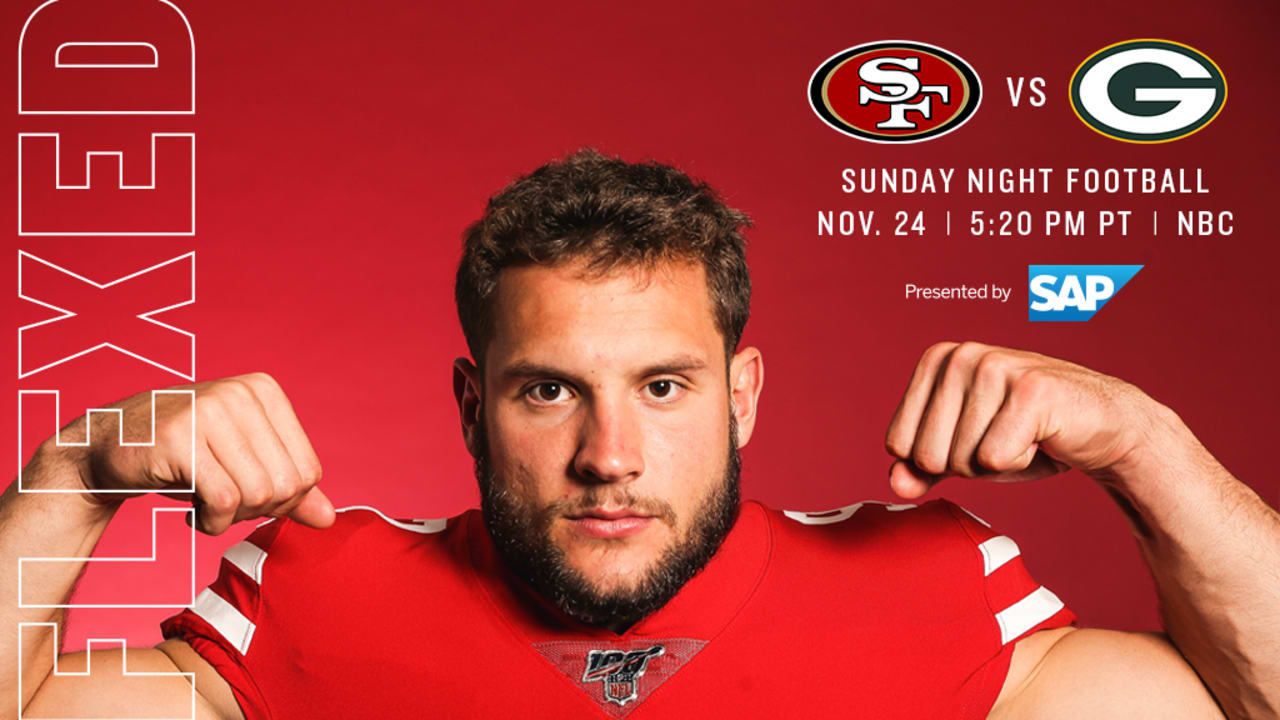 Packers-49ers game Nov. 24 flexed to Sunday Night Football