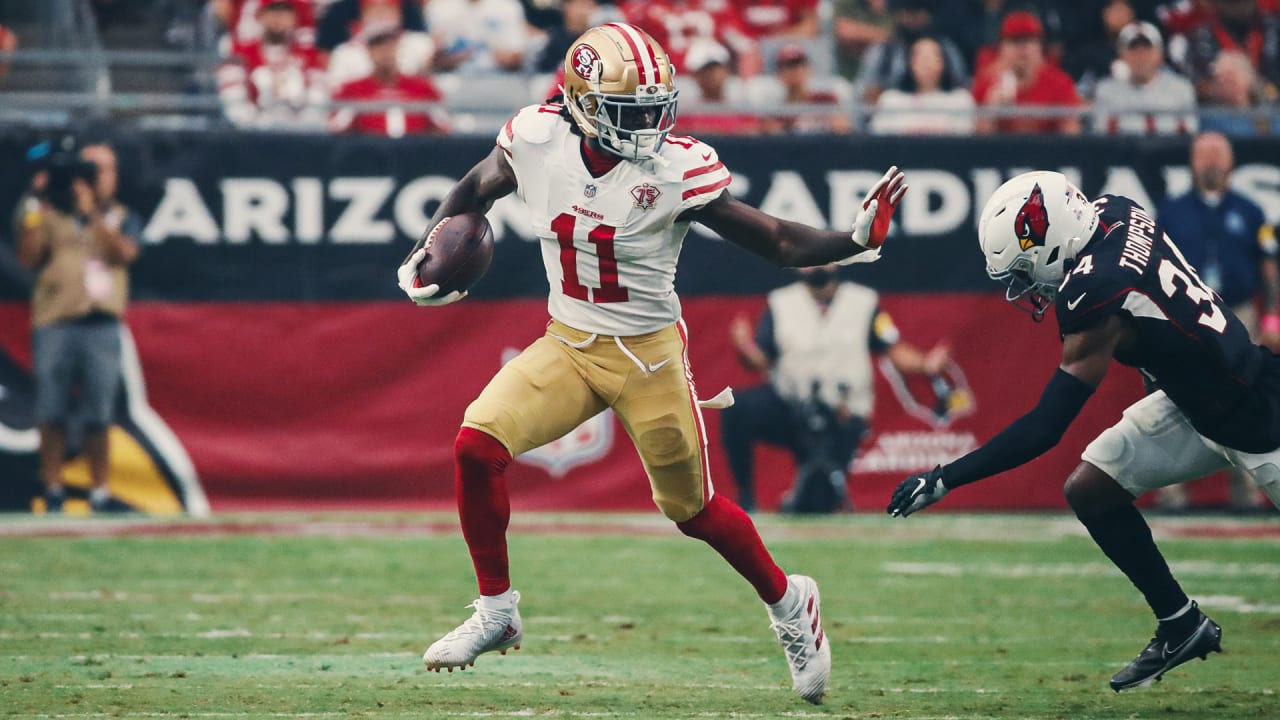 49ers-Jets: Watch rookie Brandon Aiyuk steal first NFL catch