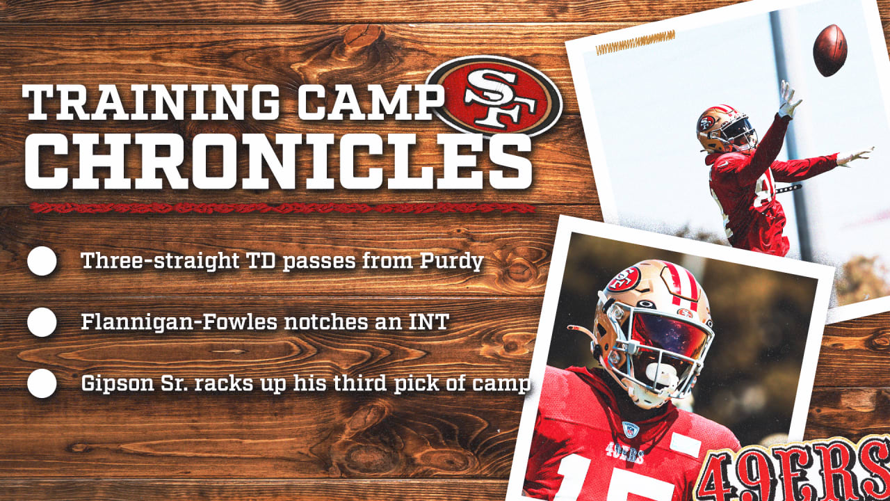 Camp Chronicles: Three Straight TDs from Brock Purdy on Dwight