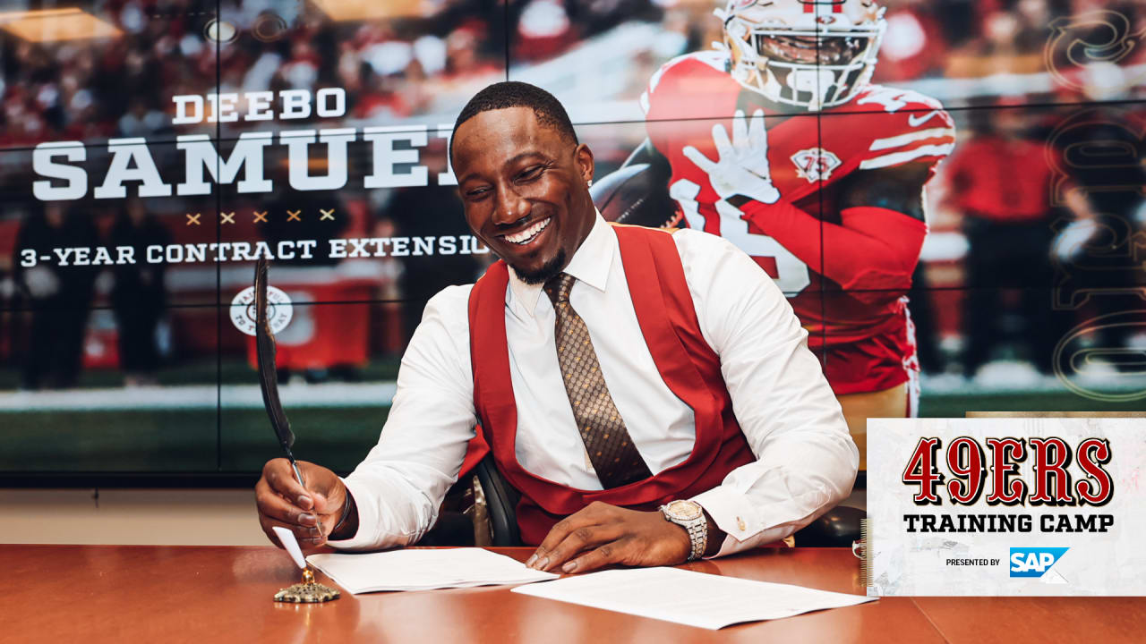 Deebo Samuel Calls Contract Extension a 'Blessing'