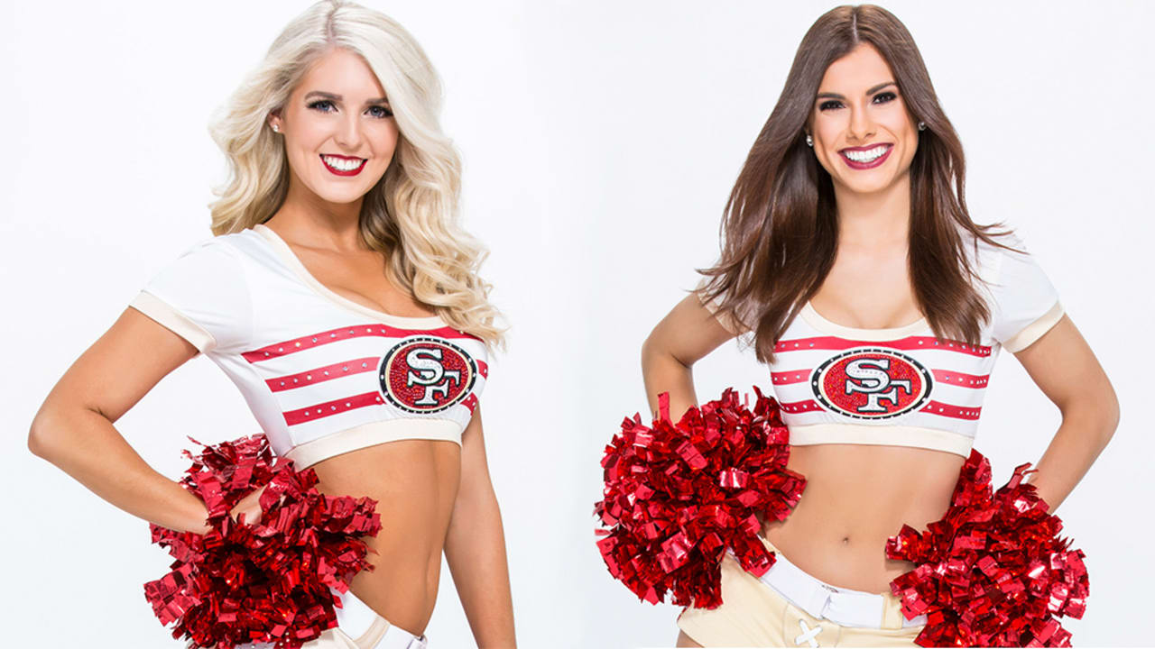 The Gold Rush cheerleaders performed - San Francisco 49ers