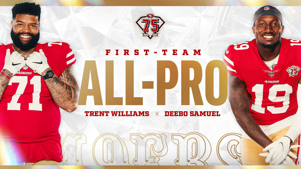 Trent Williams, Deebo Samuel Earn First-Team All-Pro Honors