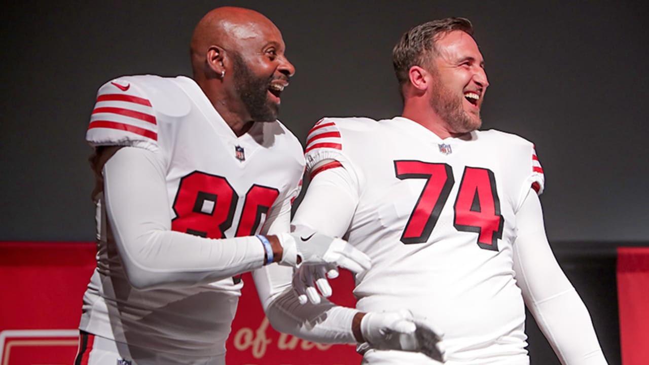 Social Recap: 49ers Players React to All-white Throwback Uniforms