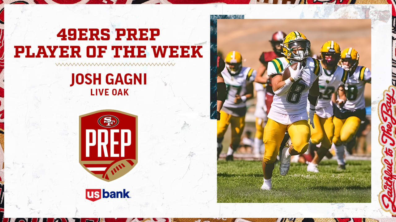 49ers PREP Selects Josh Gagni as Player of the Week